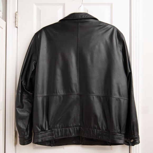 DANIER Men's Black Leather Jacket Size XL- Removable Layers VINTAGE High Quality - Picture 5 of 8